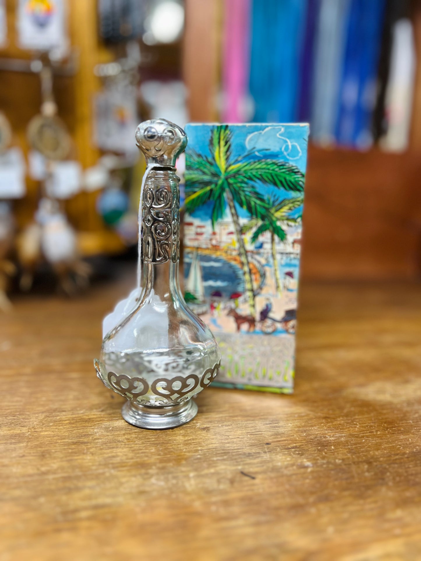 Avon Brocade Cologne Riviera Bottle w/Box