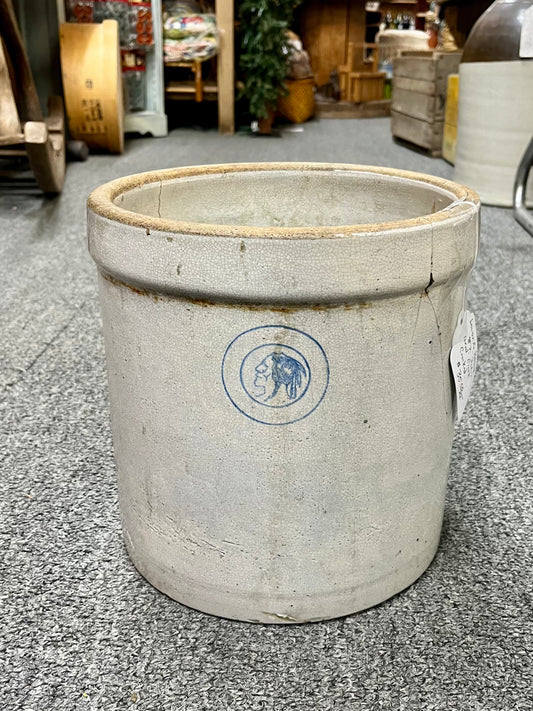 #2 "Indian Head" Crock