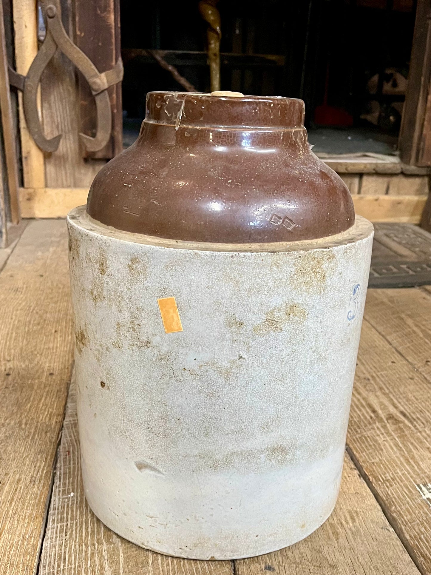 #3 Crock With Lid