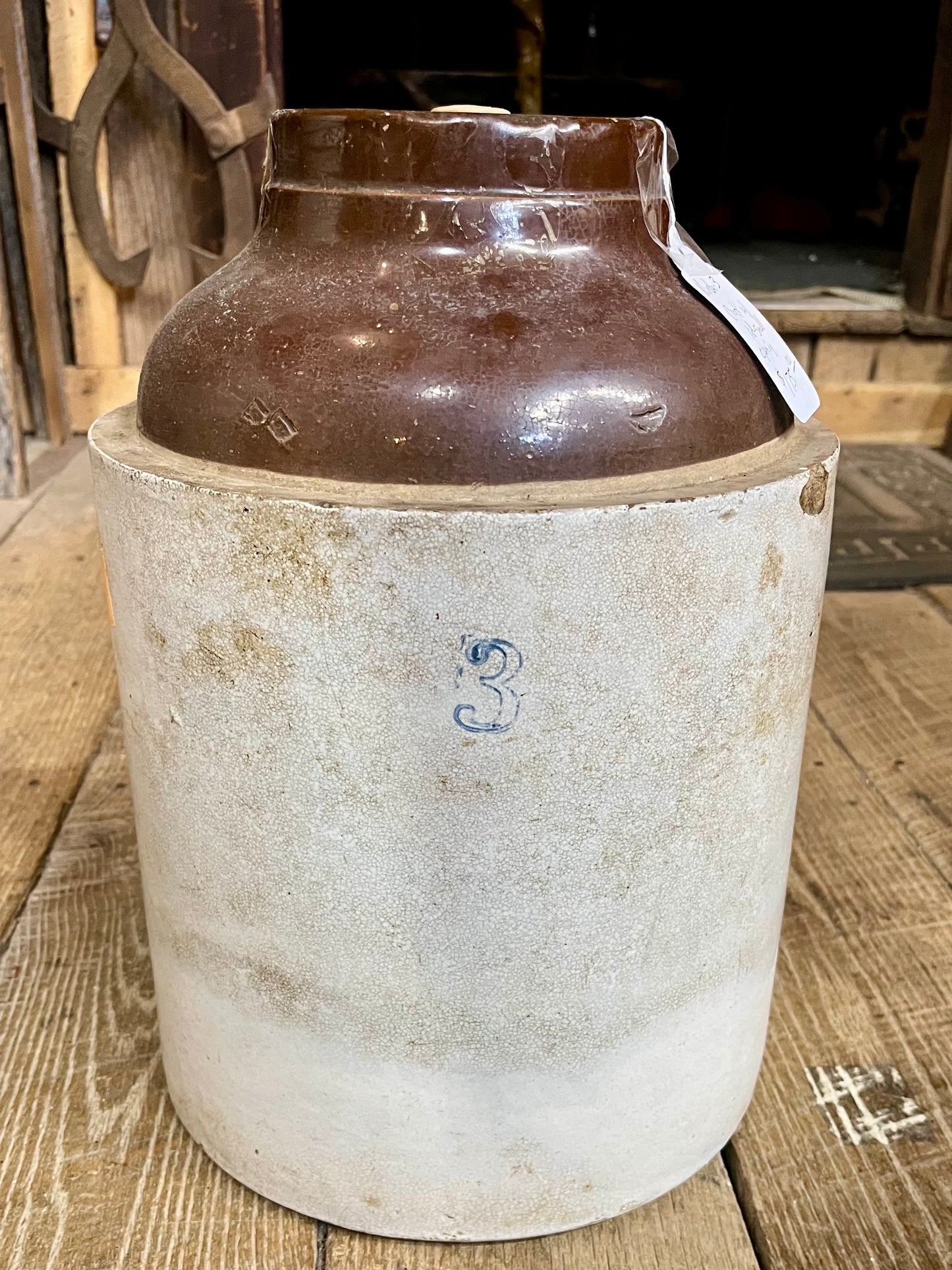 #3 Crock With Lid
