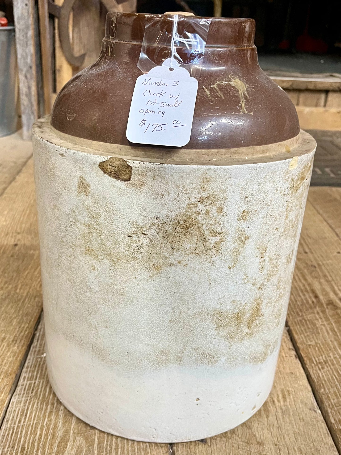 #3 Crock With Lid