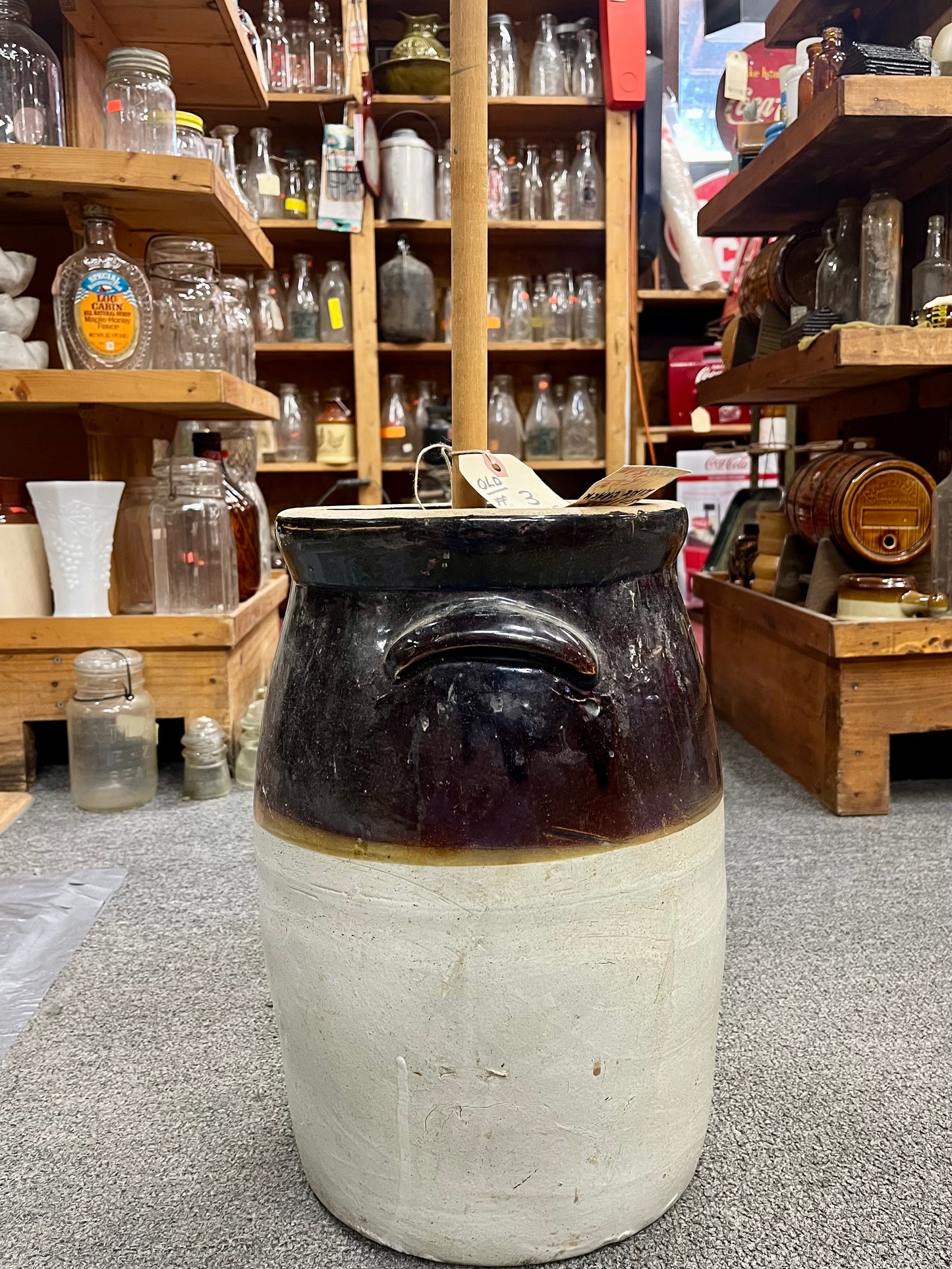 #3 Crock Butter Churn