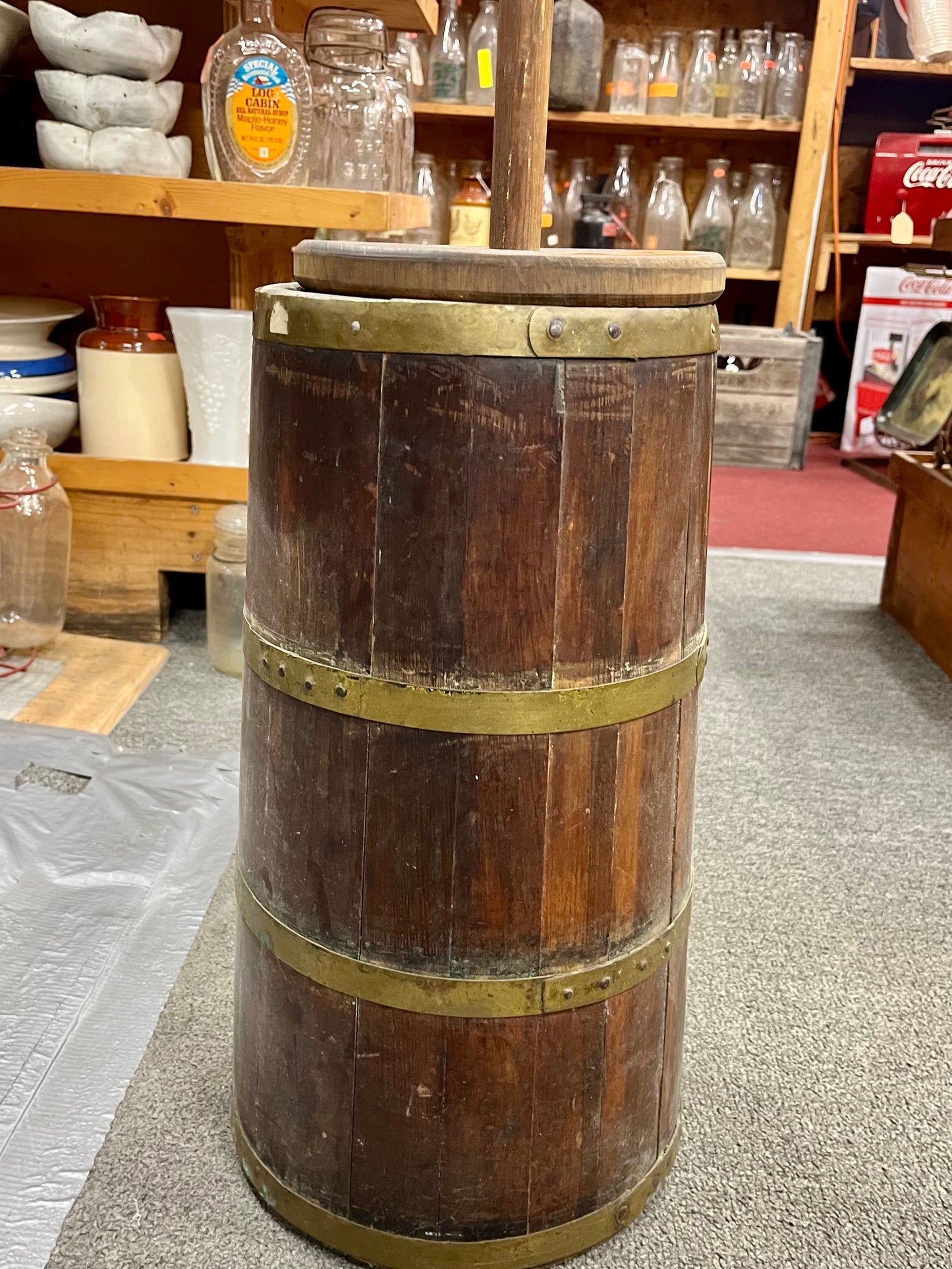 Wooden Butter Churn