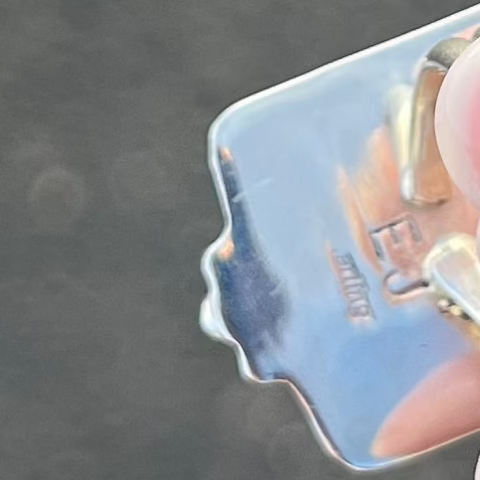 White Buffalo and Turquoise Inlay Statement Ring