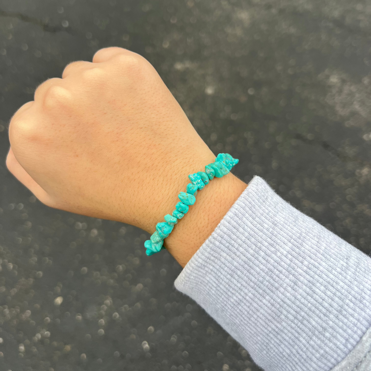 Genuine Kingman Turquoise Nugget Bracelet