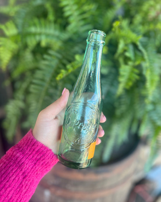 RARE Antique Dr Pepper 6oz Green Glass Bottle 10 2 4