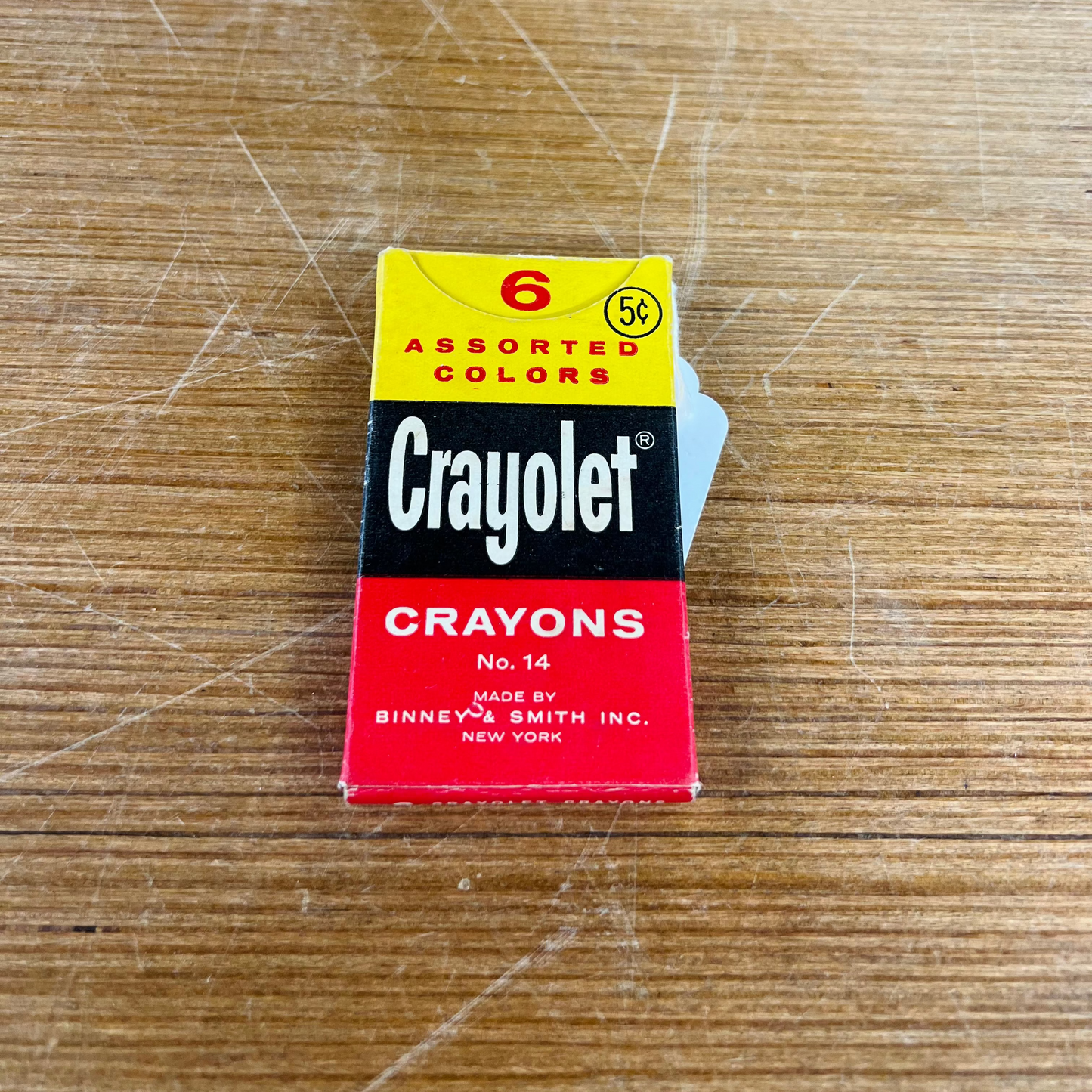 Vintage Crayolet Crayons 6 New with Box NO.14