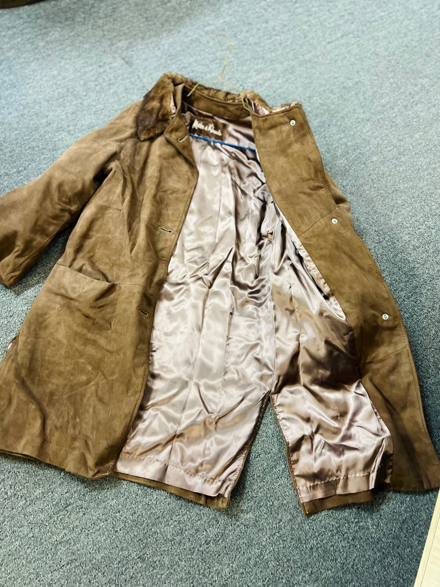 Vintage Miller & Rhoads Fur Suede Jacket