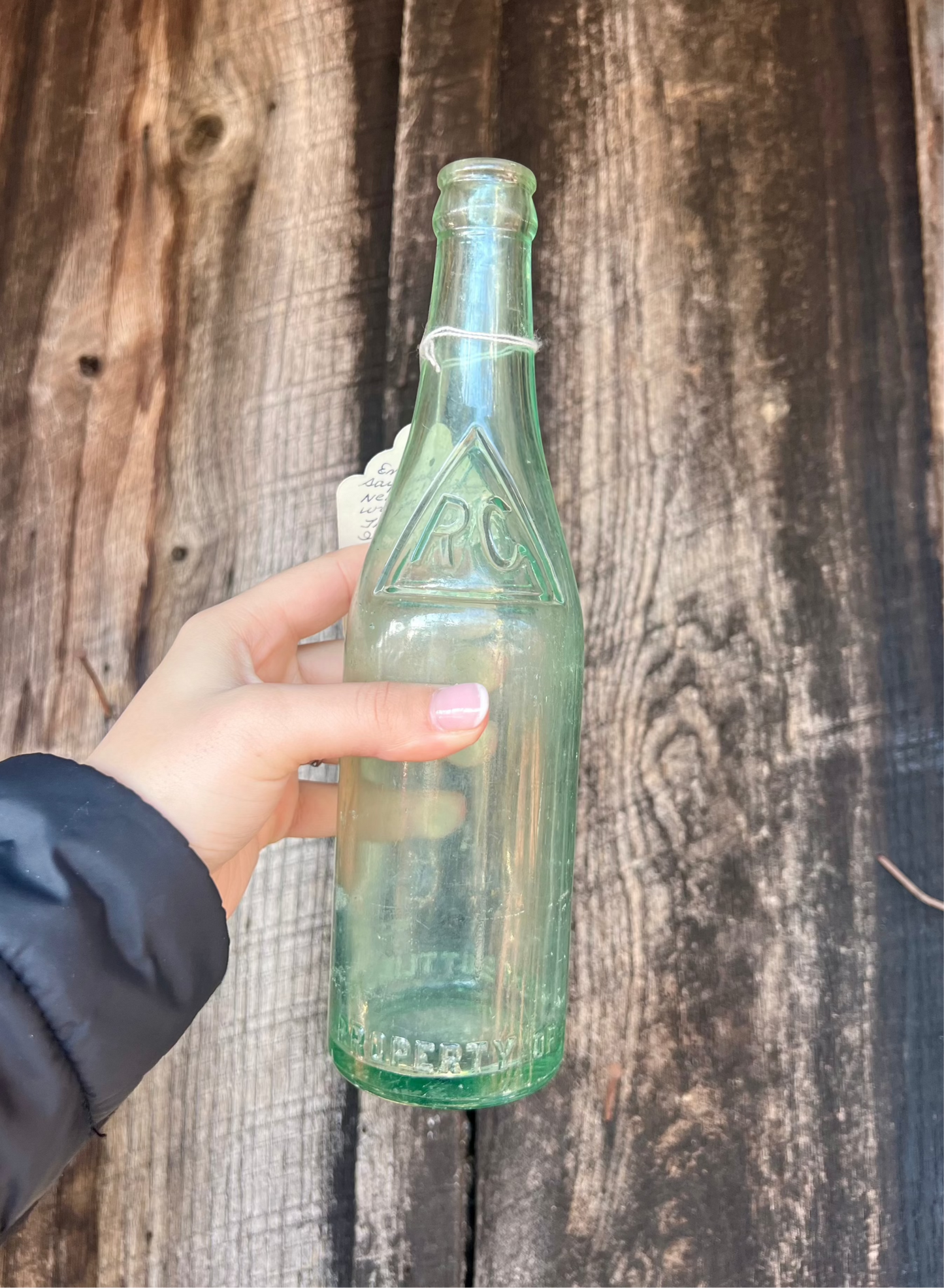 Vintage RARE 1900's RC Royal Crown Cola Bottle 12oz - Property of NEHI Bottling Co.