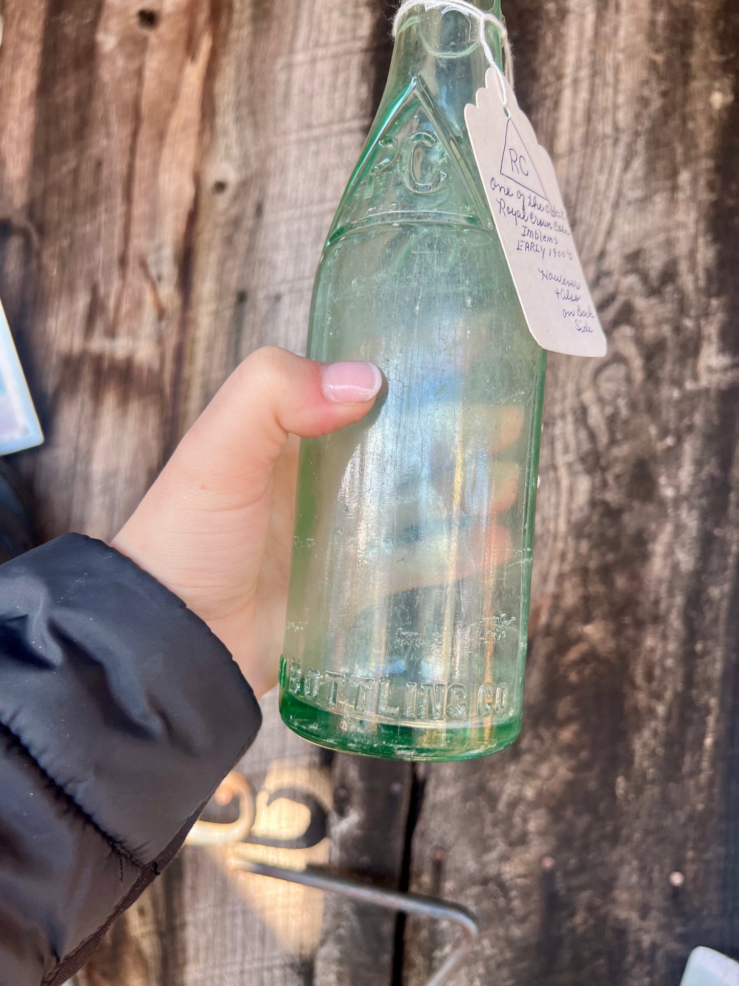 Vintage RARE 1900's RC Royal Crown Cola Bottle 12oz - Property of NEHI Bottling Co.