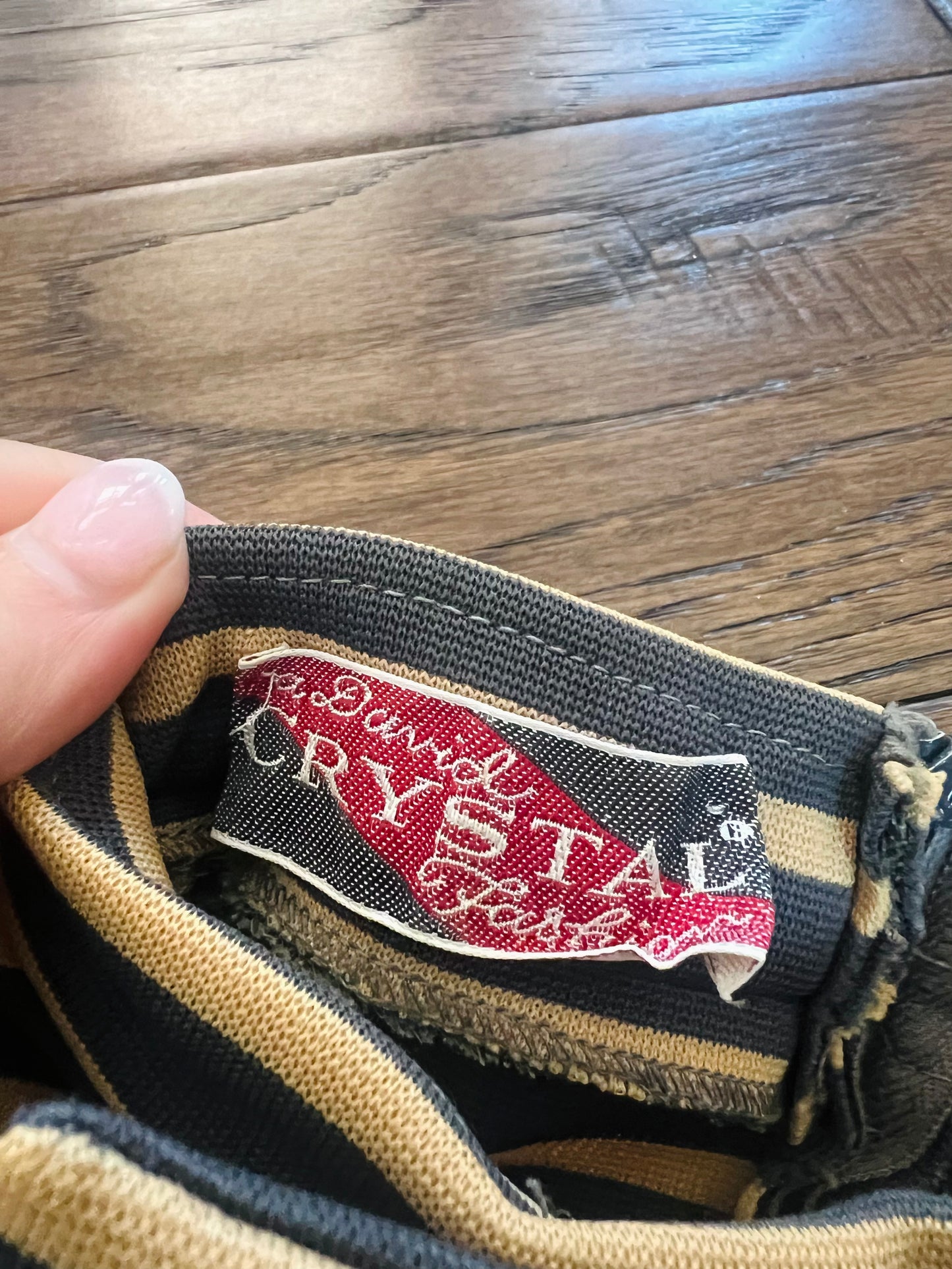 Vintage David Crystal Fashion Tunic and Trousers Set - Size 10