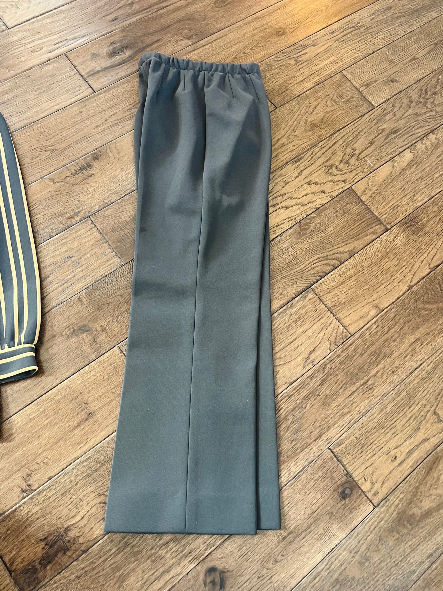 Vintage David Crystal Fashion Tunic and Trousers Set - Size 10