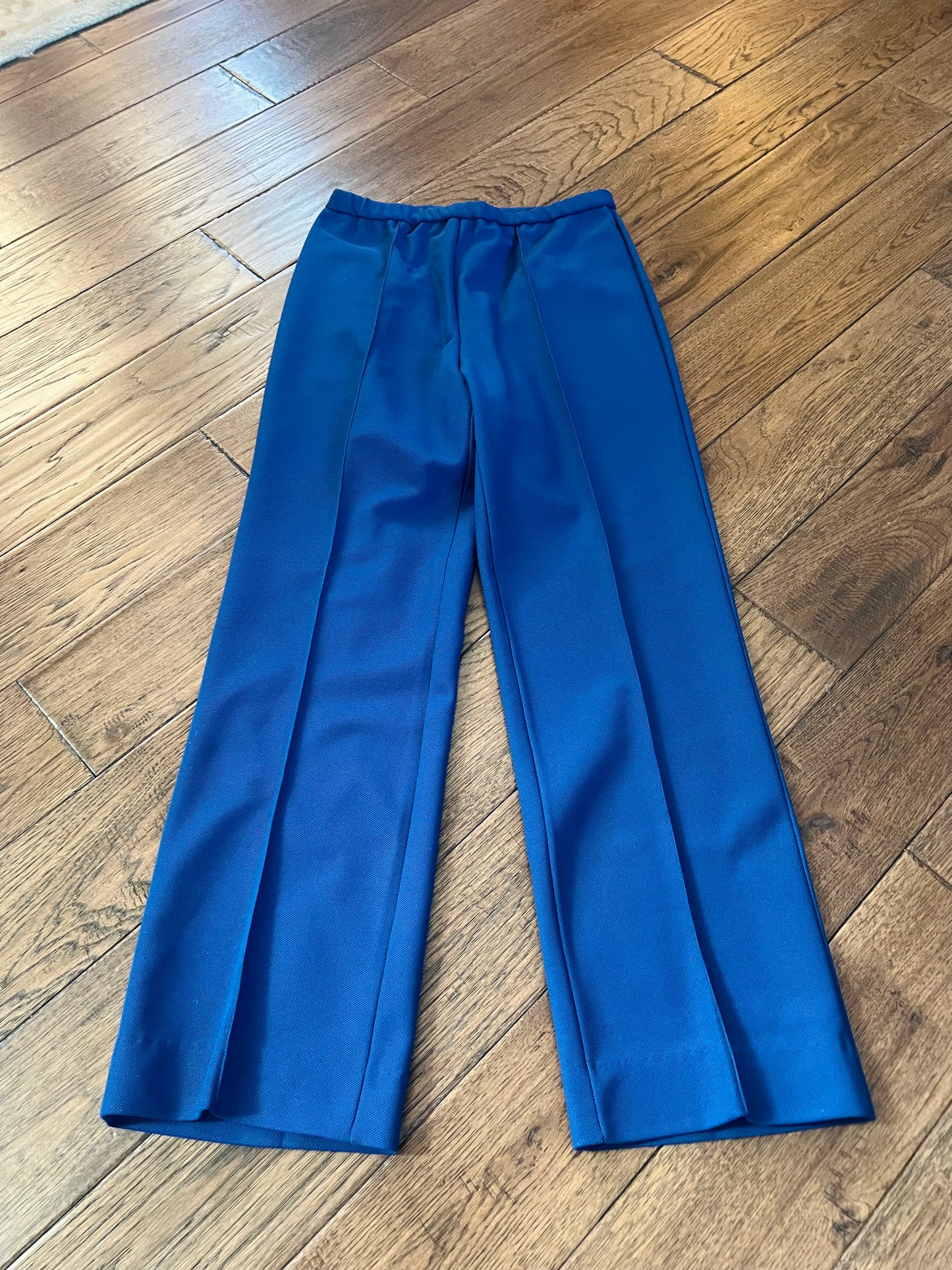 Vintage Alex Colman California Blue Gingham Blazer and Trousers Set