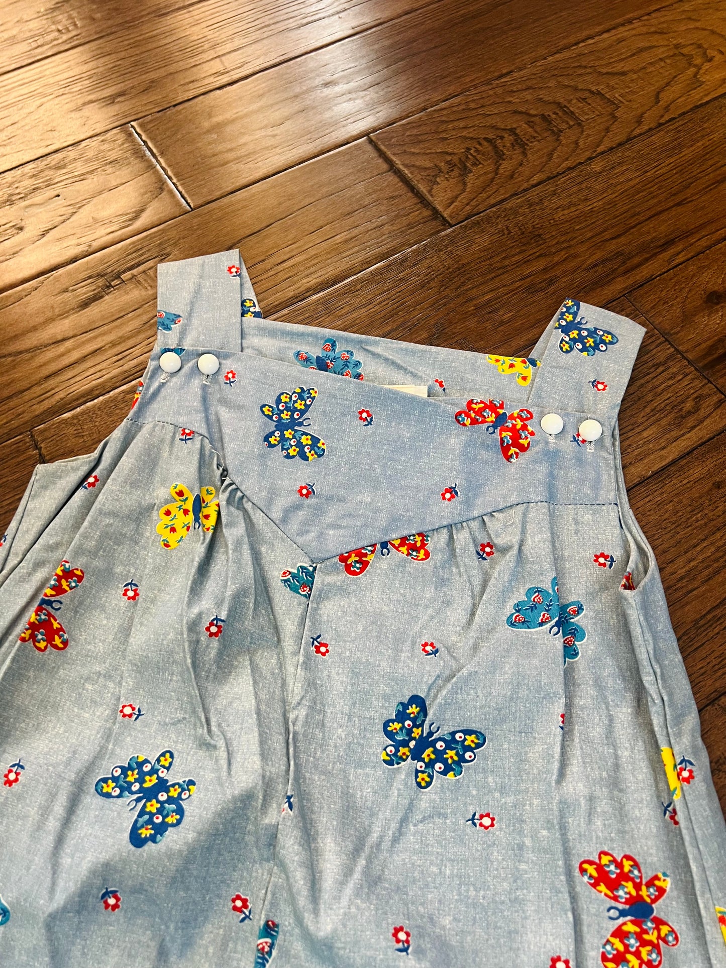 Vintage Smart Time Butterfly Dress with Pockets