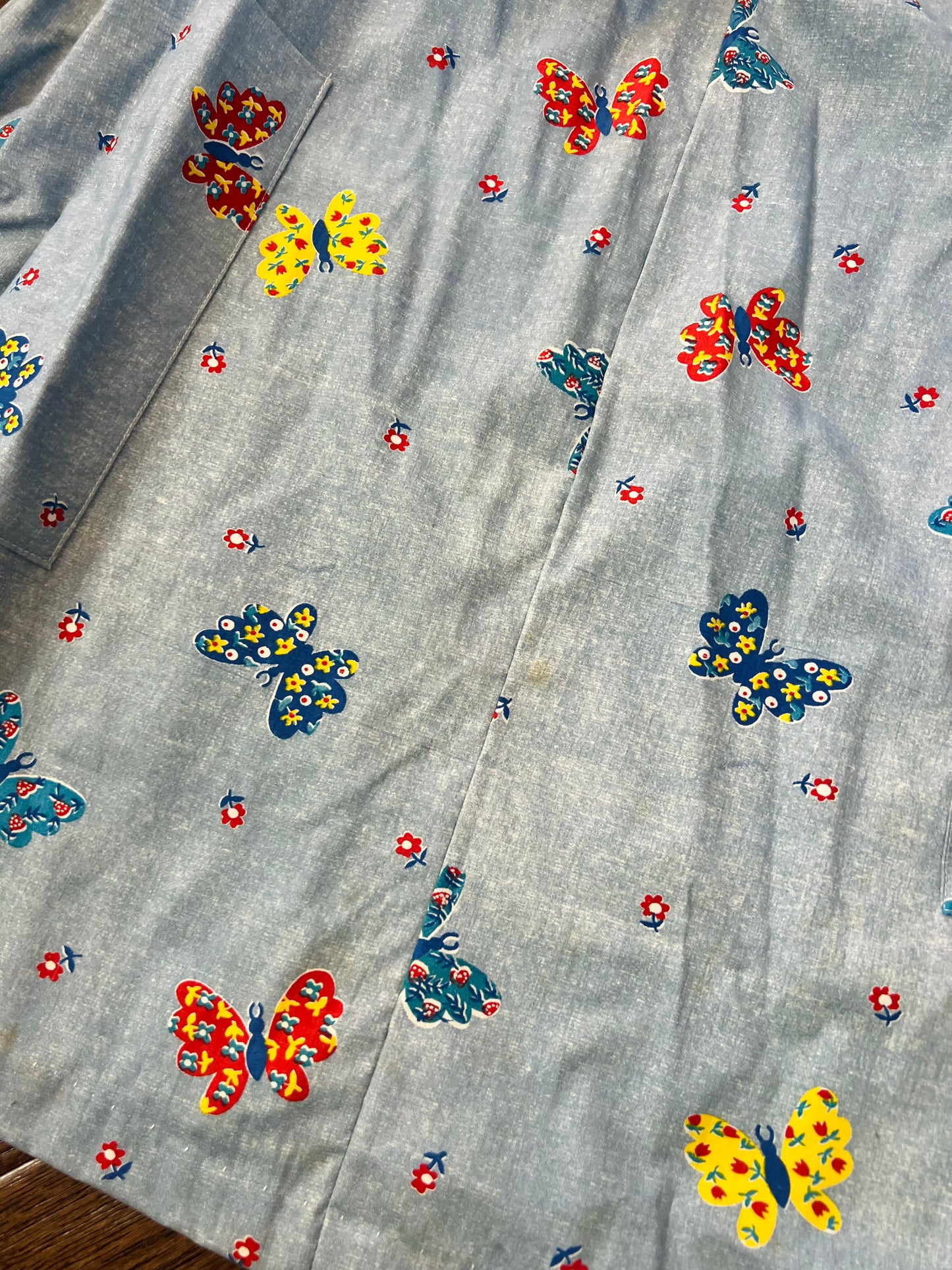 Vintage Smart Time Butterfly Dress with Pockets
