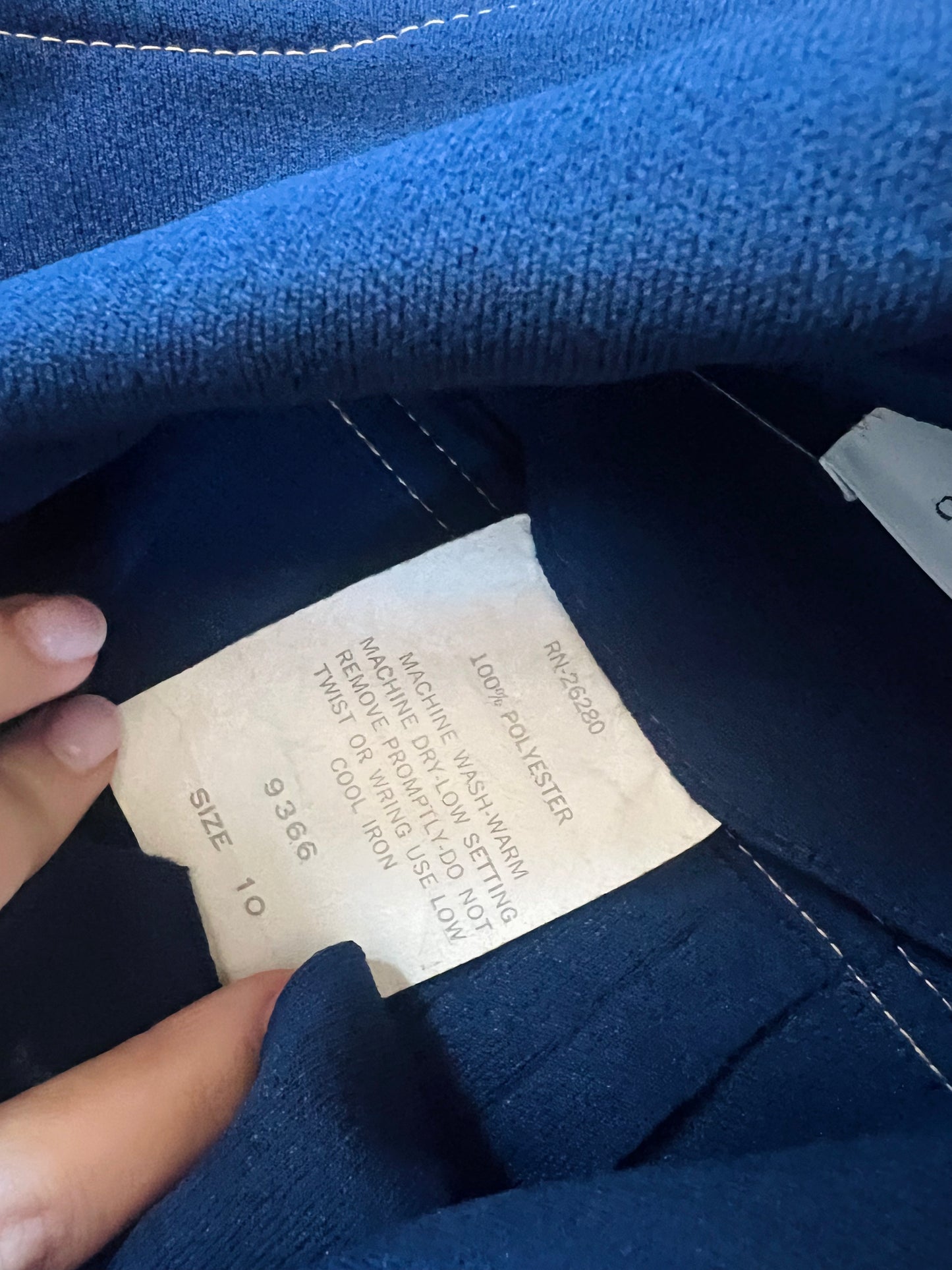 Vintage Lee Morton Chicago Blue Button Up Shirt