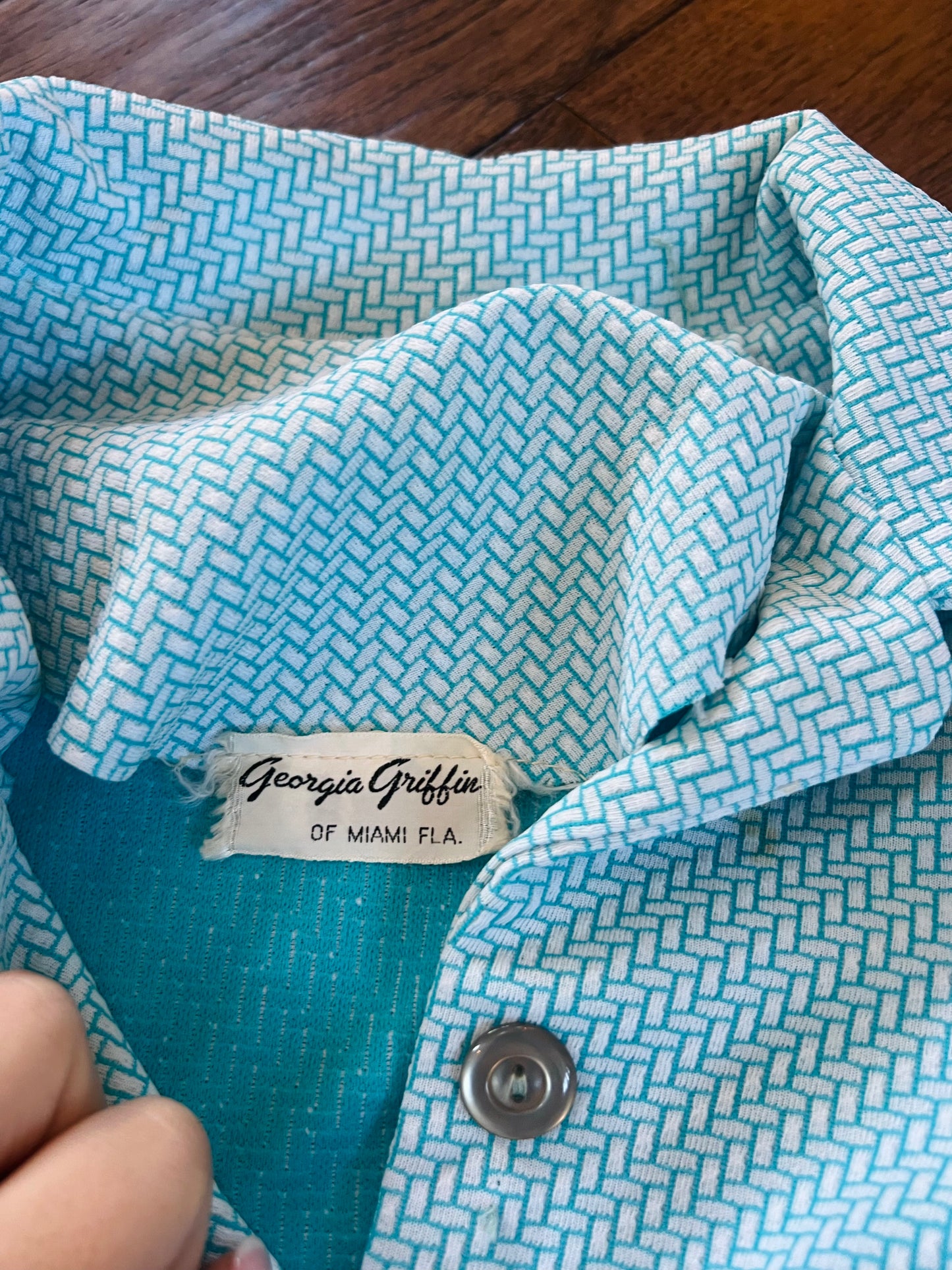 Vintage Georgia Griffin Blue Jacket