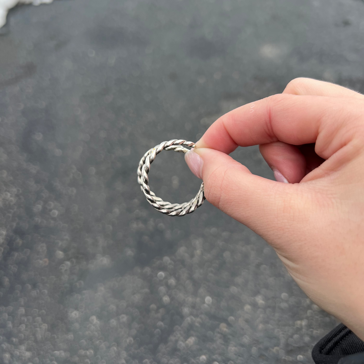 The Stella Sterling Silver Twisted Hoops