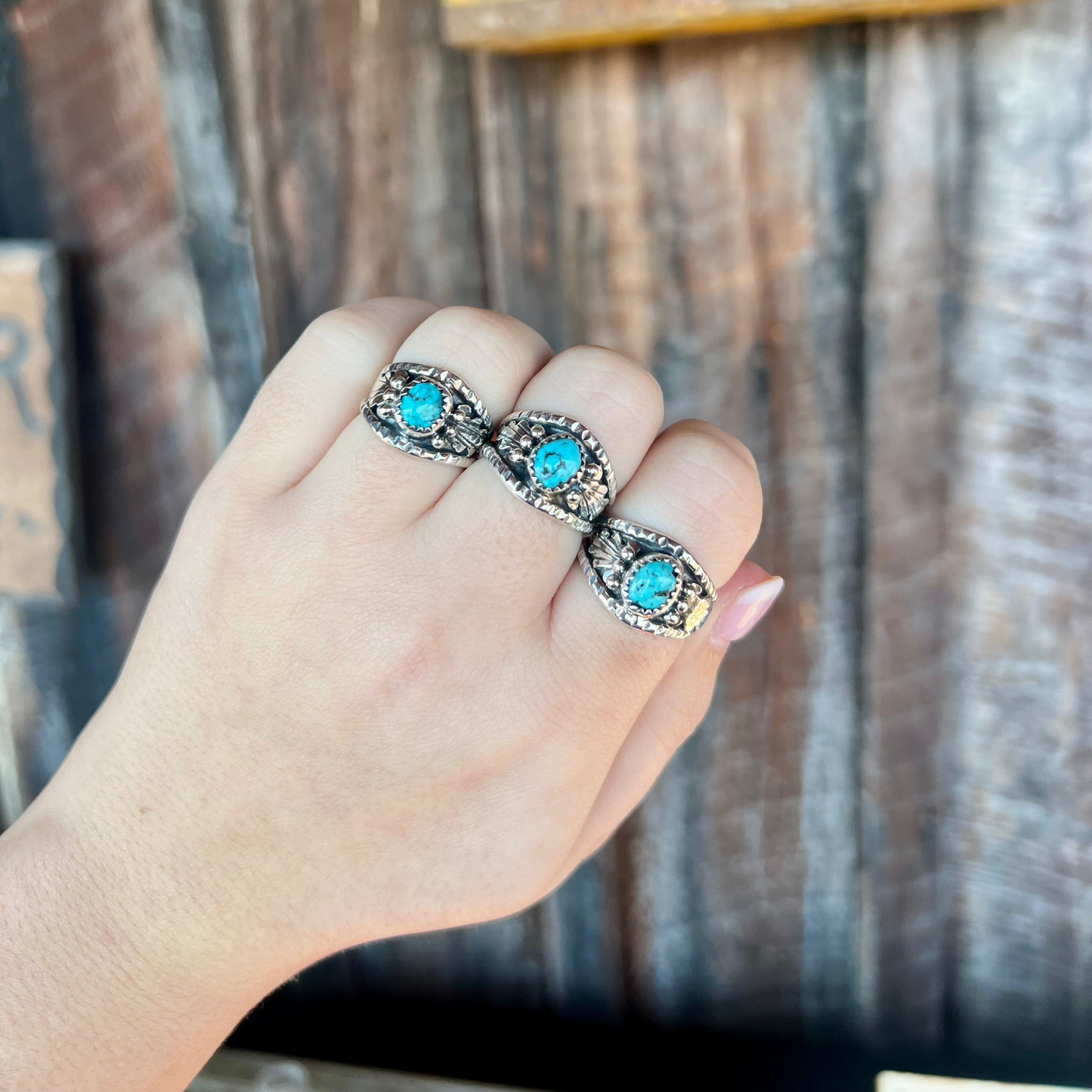 The Freebird Genuine Turquoise Sterling Silver Ring