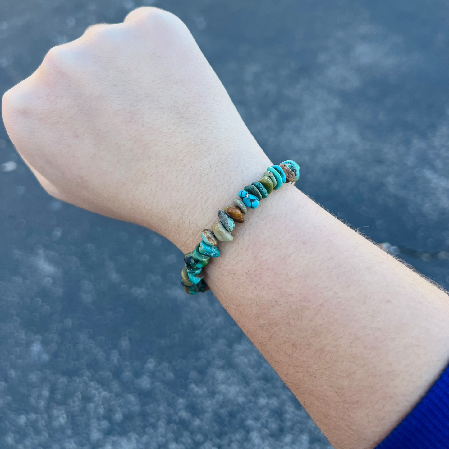 Genuine Turquoise Nugget Bracelet