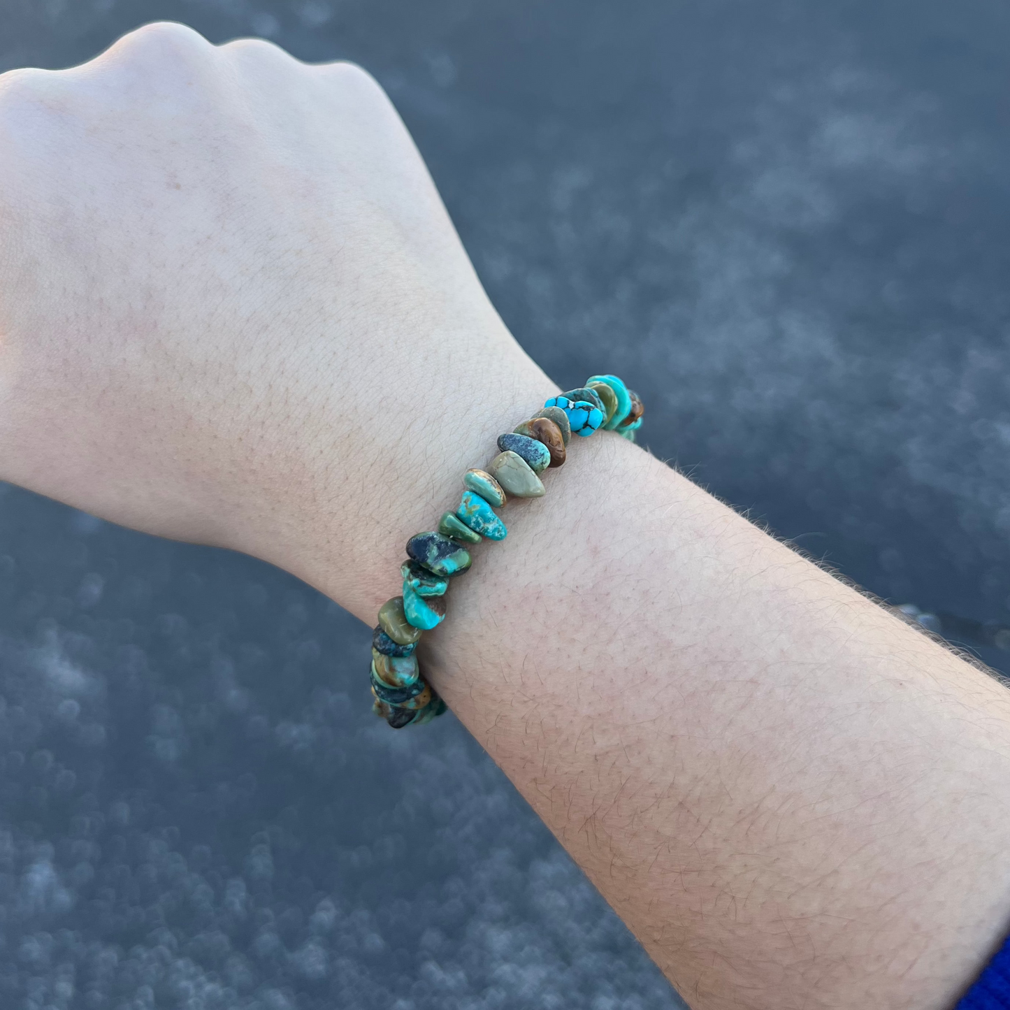 Genuine Turquoise Nugget Bracelet