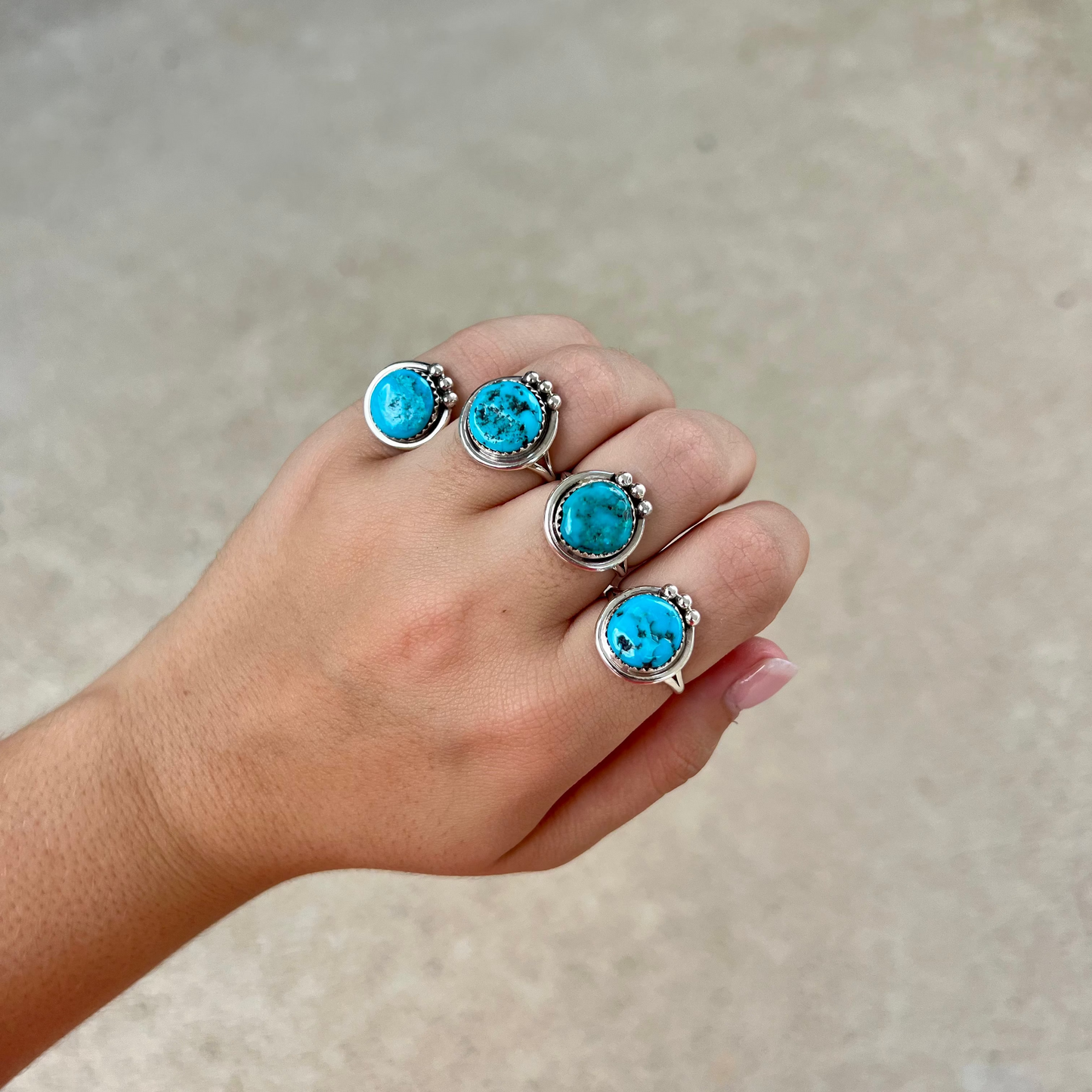 Cheyenne Genuine Turquoise Ring