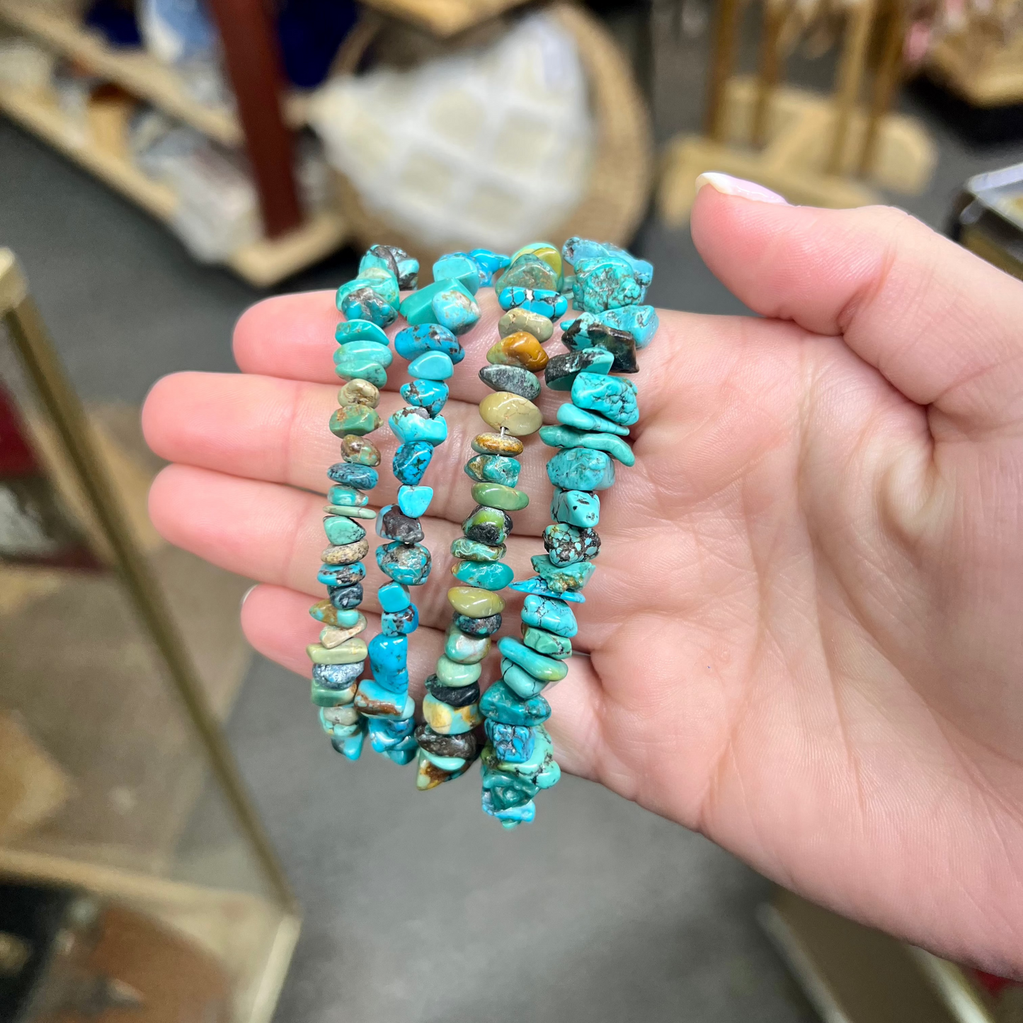 Genuine Turquoise Nugget Bracelet