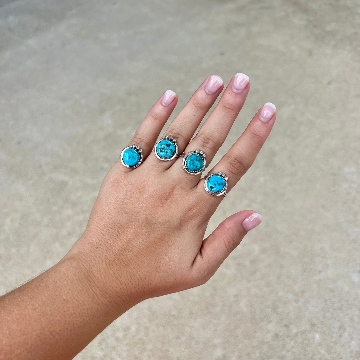 Cheyenne Genuine Turquoise Ring