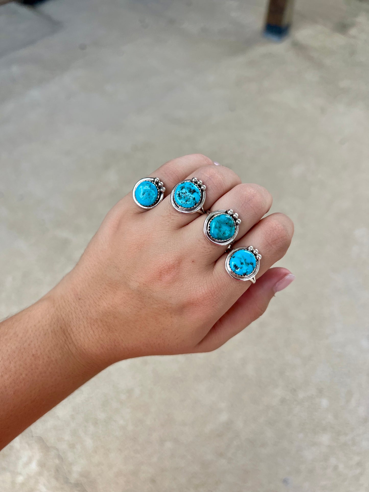 Cheyenne Genuine Turquoise Ring
