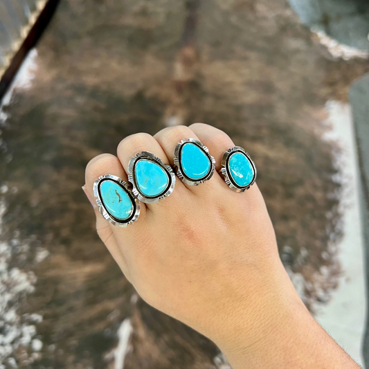 The Elva Kingman Turquoise Sterling Silver Ring
