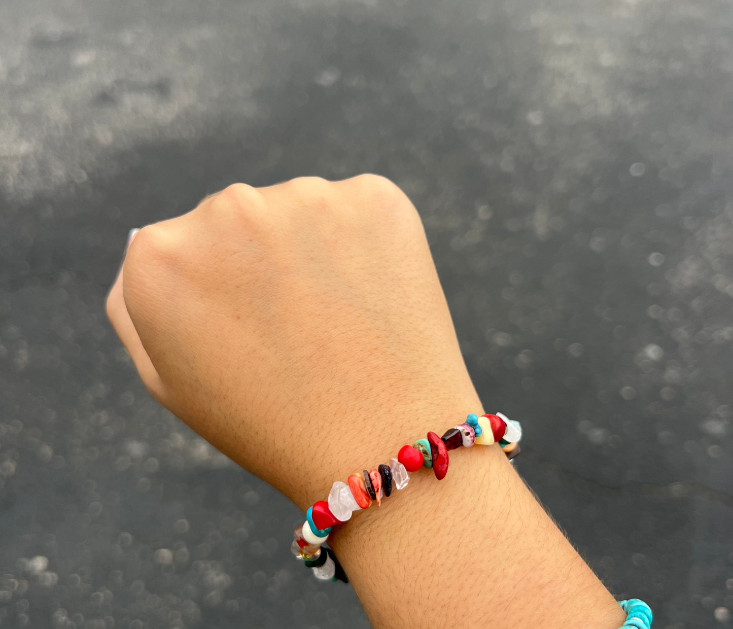 Navajo Multi Gemstone Bracelet