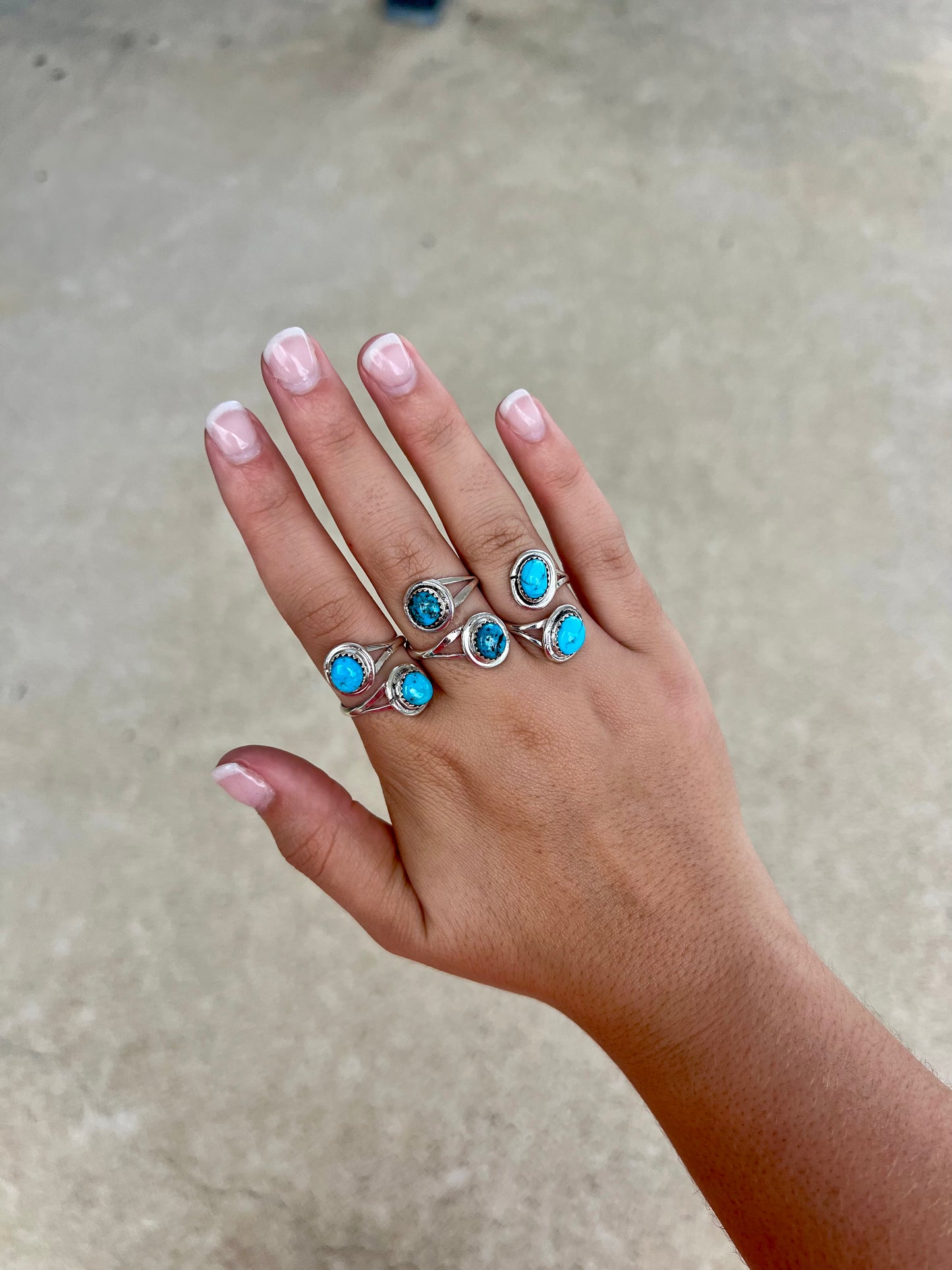 The Kaeli Kingman Turquoise 2 Stone Sterling Silver Wrap Ring