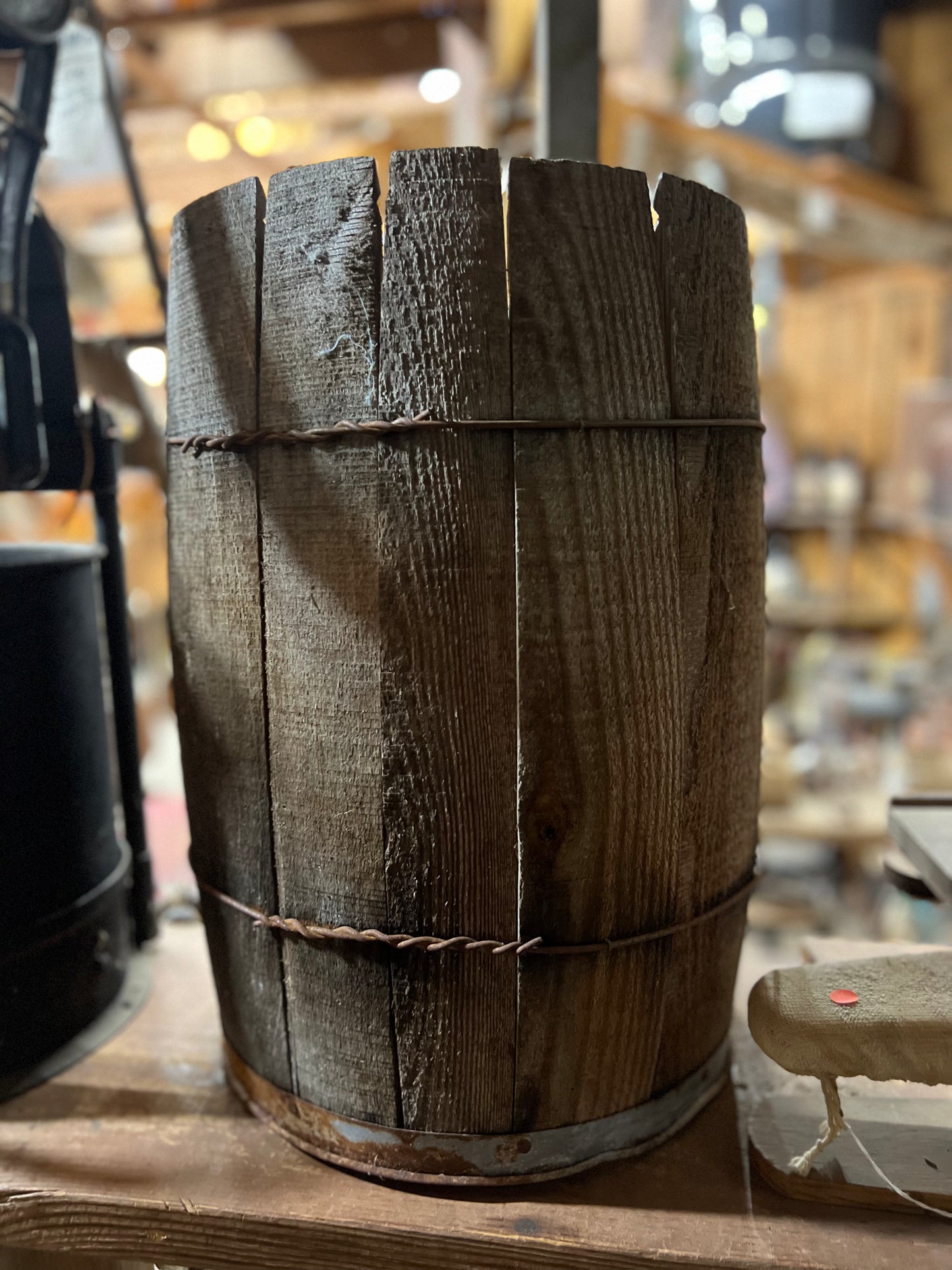 Vintage Old Nail Keg Barrel #2