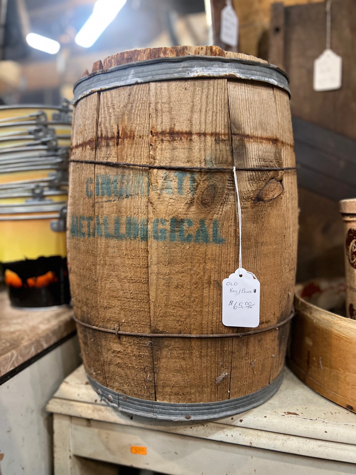 Vintage Old Keg / Barrel #3