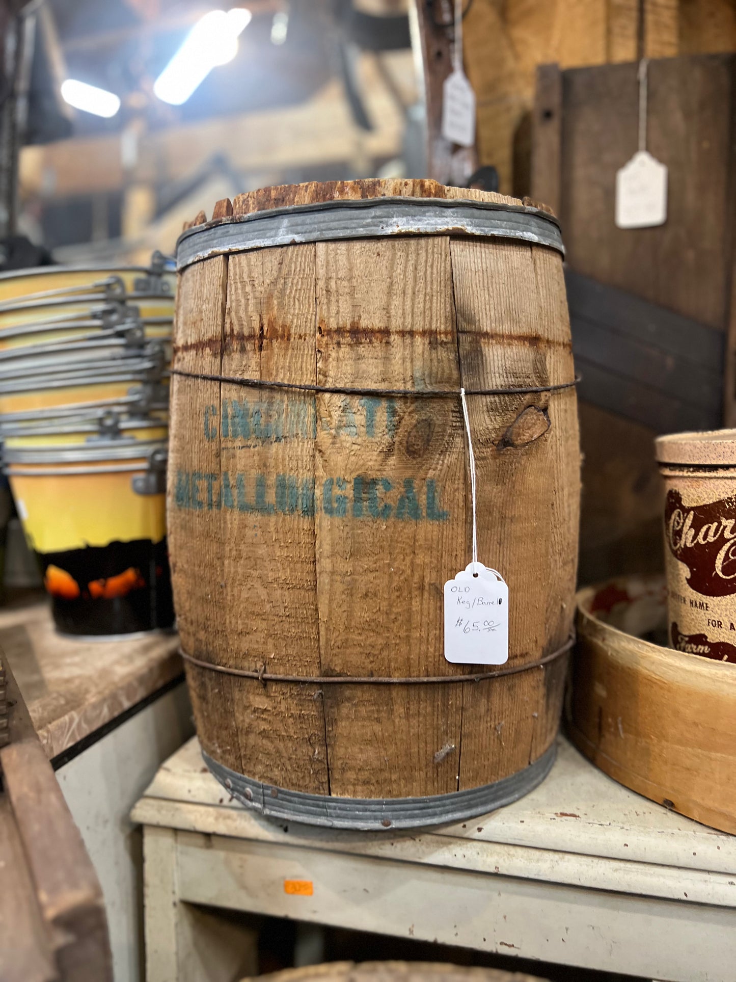 Vintage Old Keg / Barrel #3