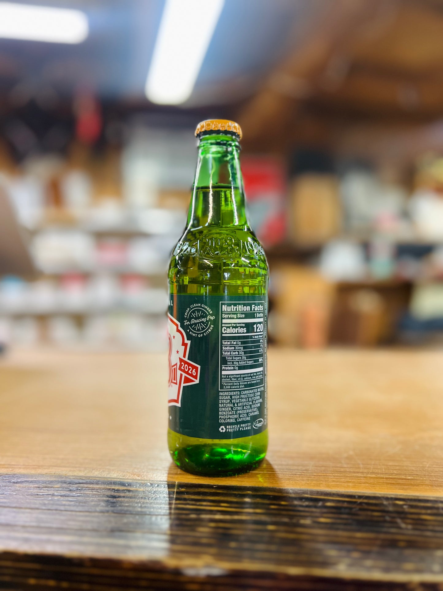 Factory Mix Up Error - Ale-8-One 100th Anniversary Bottle with Orange Cream Cap