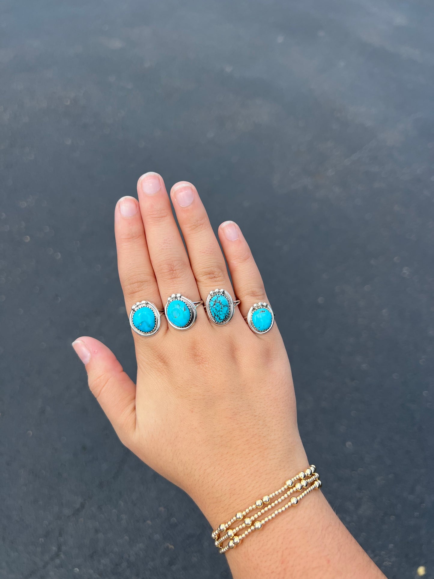 Cheyenne Genuine Turquoise Ring