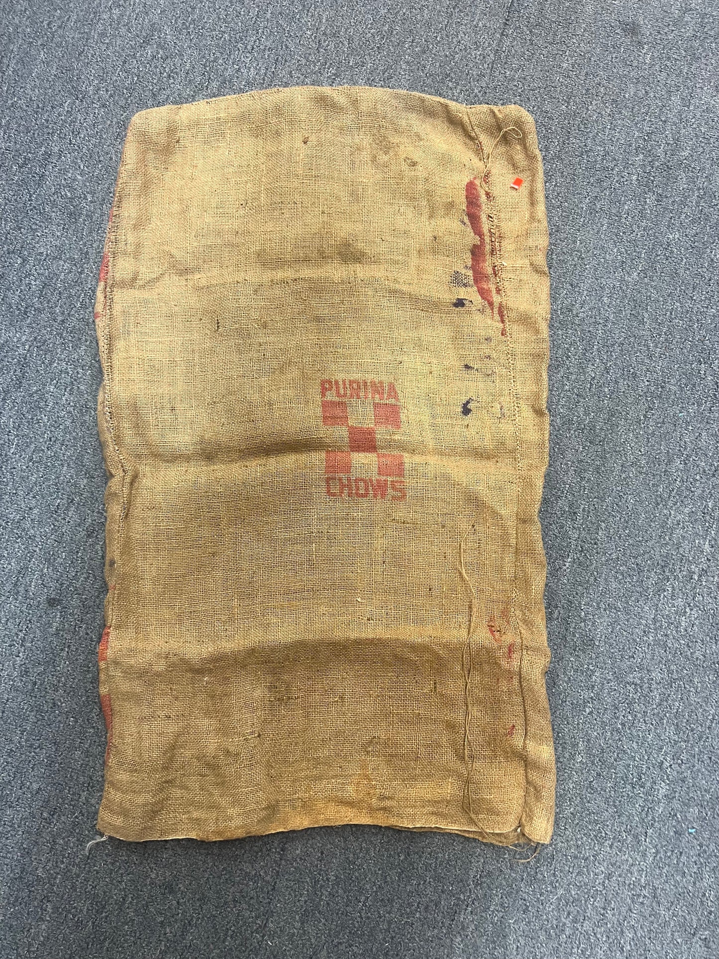 Vintage Purina Chow Burlap Bag