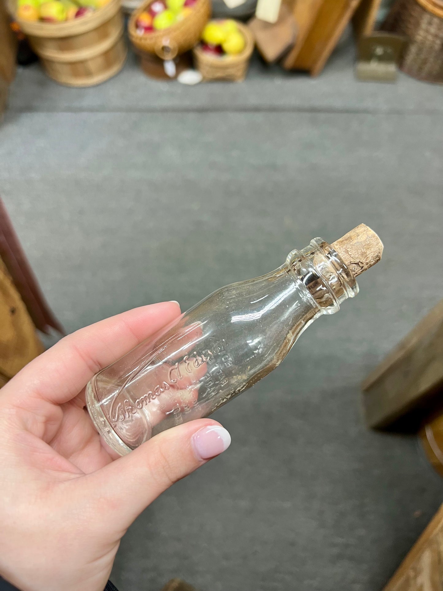 Thomas Edison Battery Oil Bottle