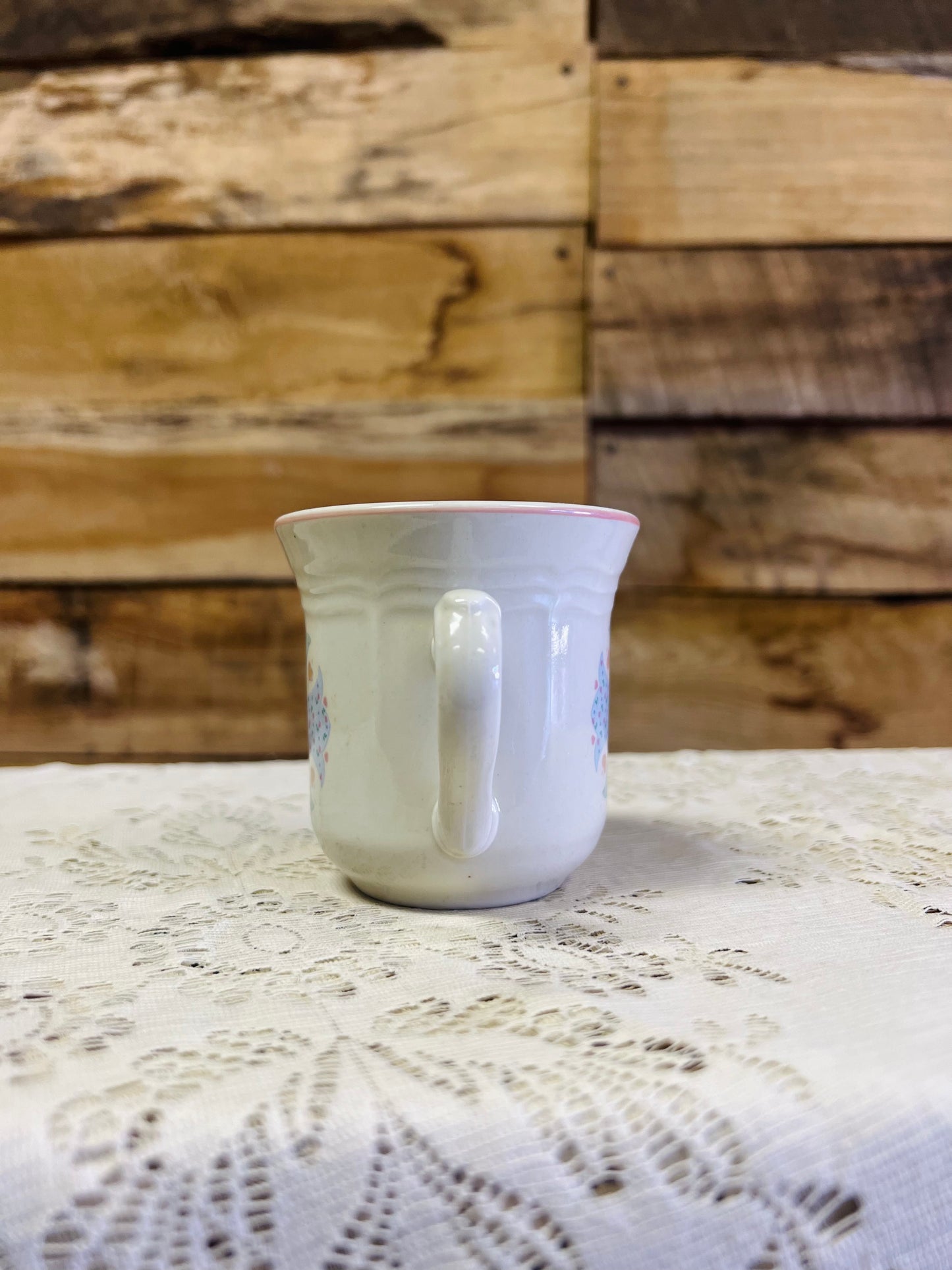 Vintage Gibson Design Flowers and Hearts Mug