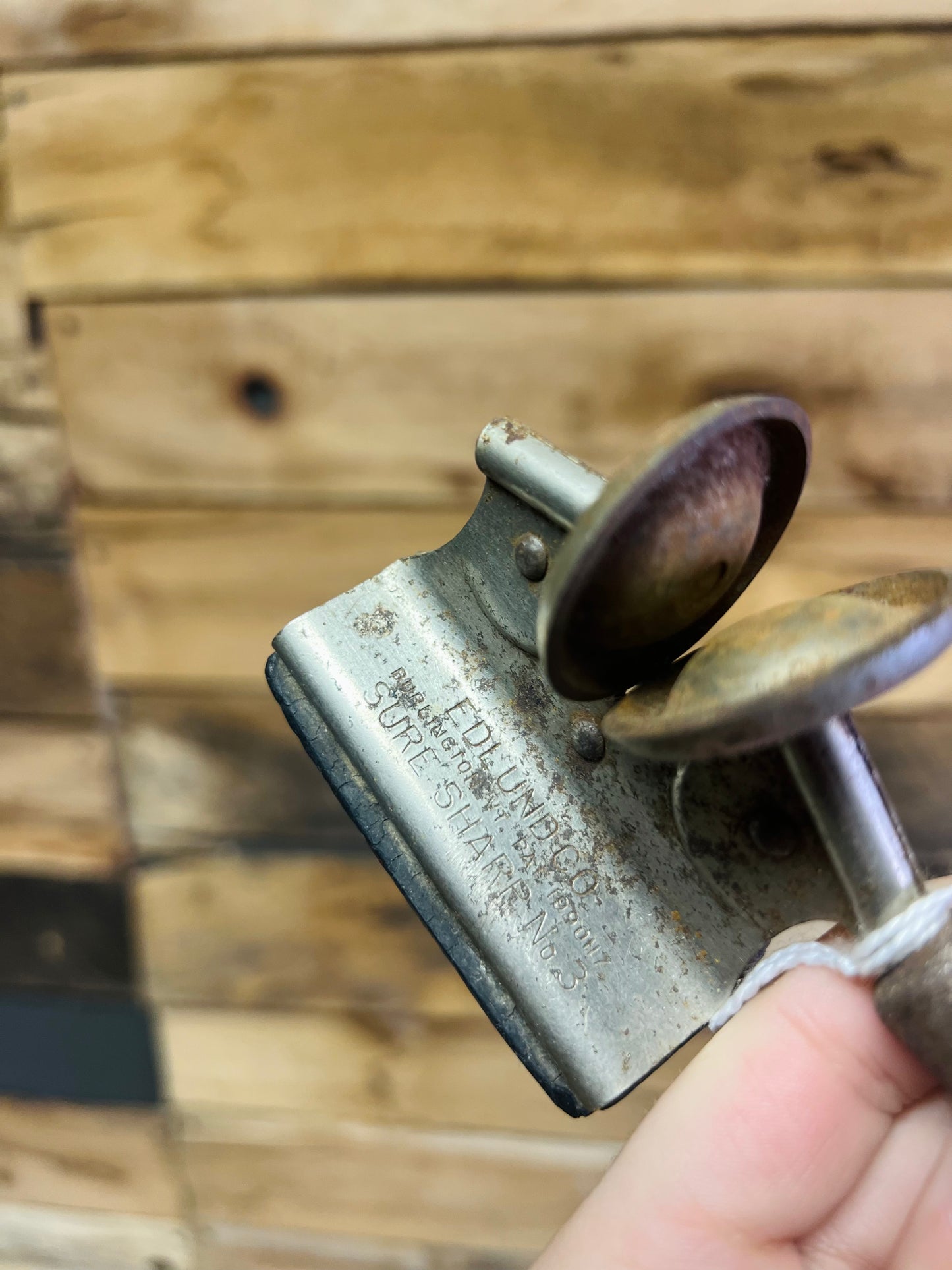 Vintage Edlund Co Sure Sharp NO. 3 Knife Sharpener