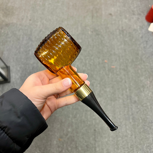 Vintage Avon Corncob Pipe Amber