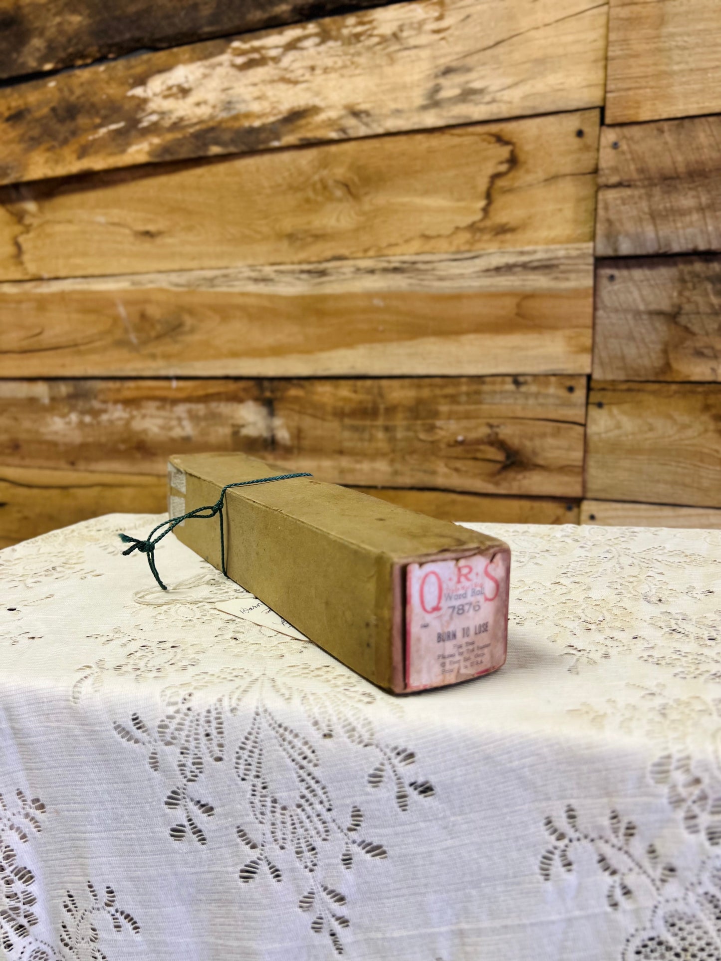 Vintage QRS Piano Scroll "Born To Lose" Word Roll