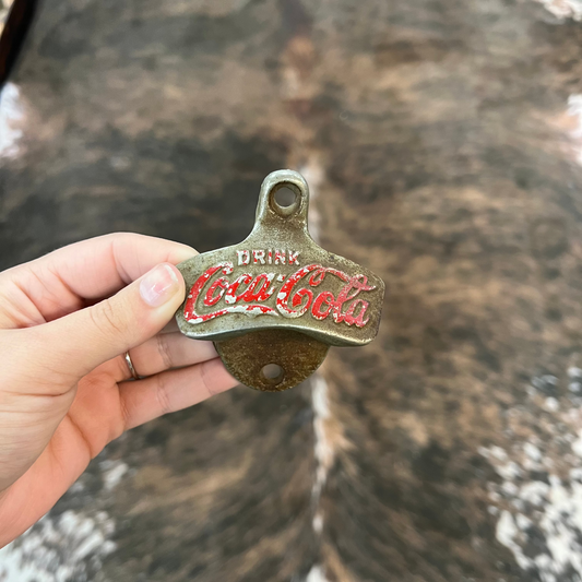 Vintage Drink Coca Cola Starr X Bottle Opener Wall Mount Embossed Made in USA 1929 to early 1970's