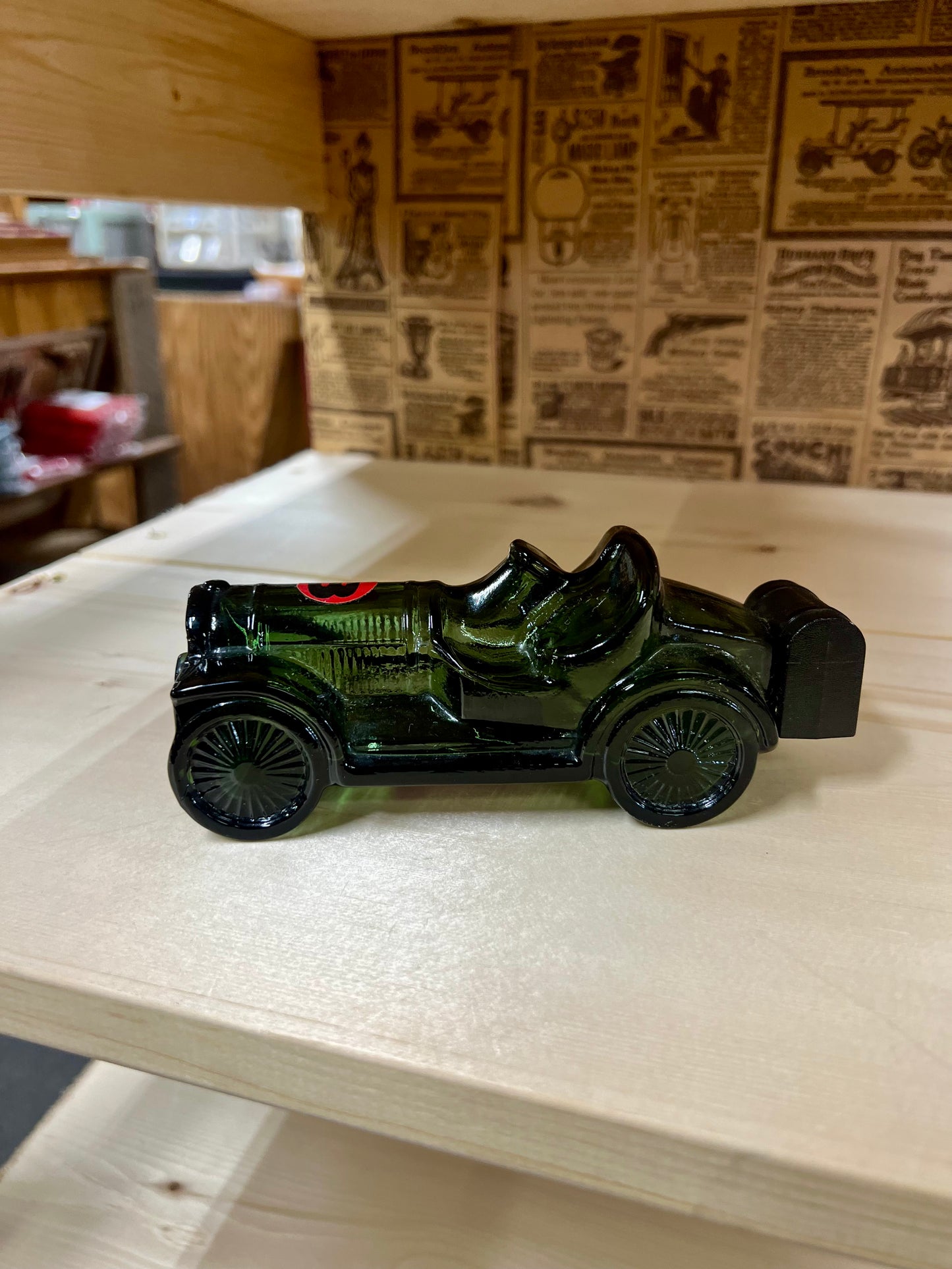 Vintage Avon Straight 8 Car Green