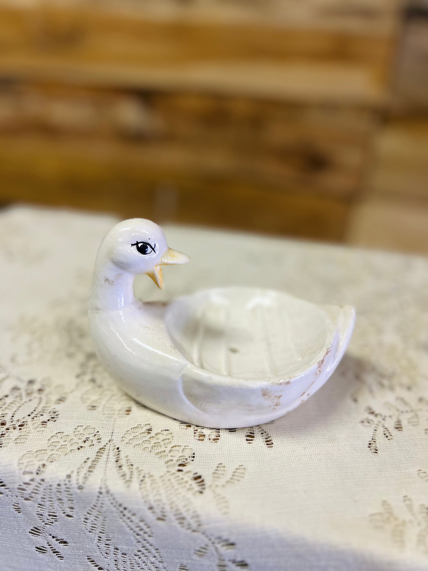 Vintage Artmark Duck Soap Dish with Box