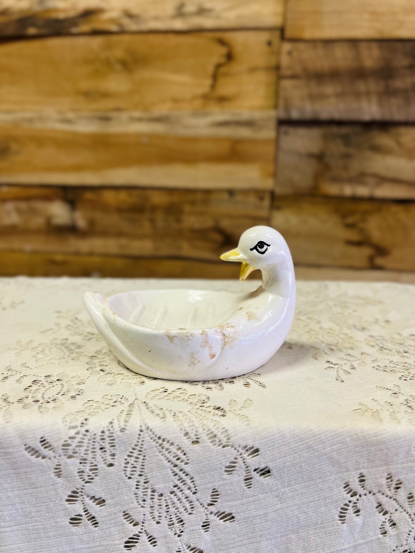 Vintage Artmark Duck Soap Dish with Box