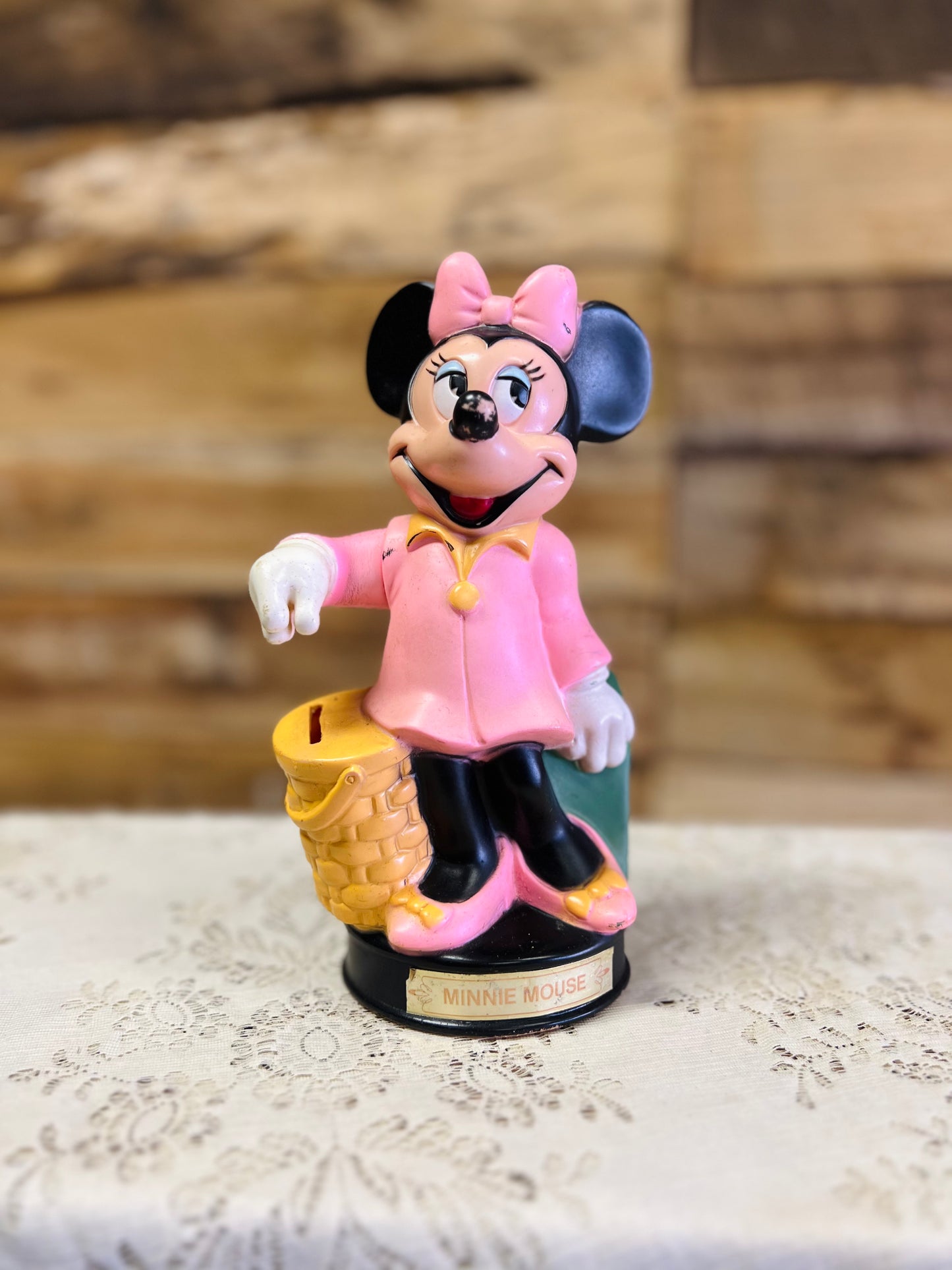 Vintage Disney Minnie Mouse Coin Bank