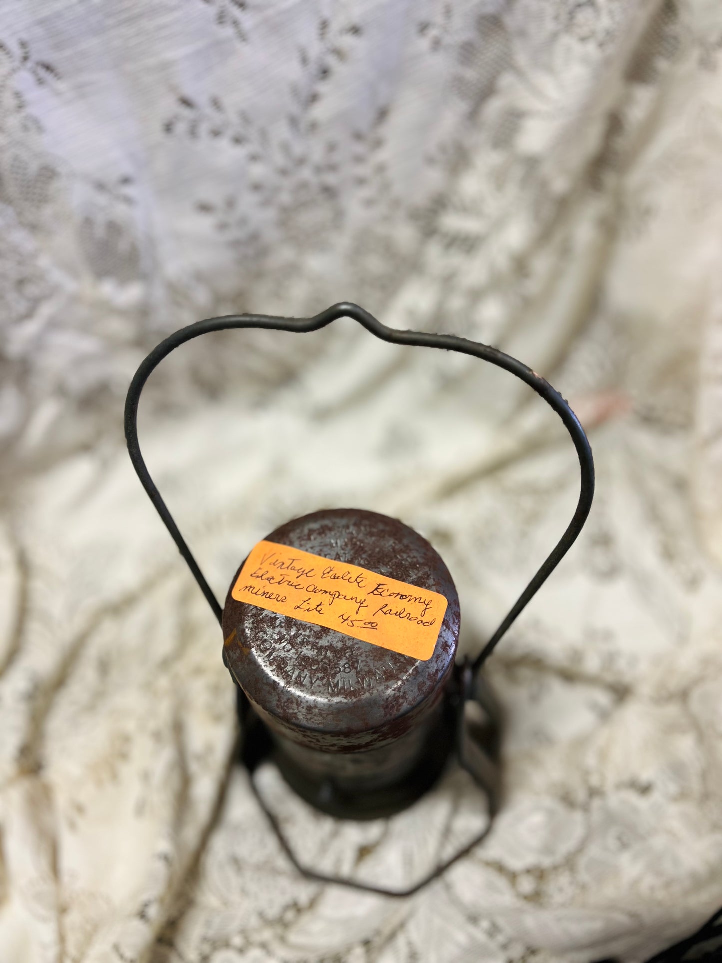 Vintage Ecolite Economy Electric Company Railroad Miner Lite