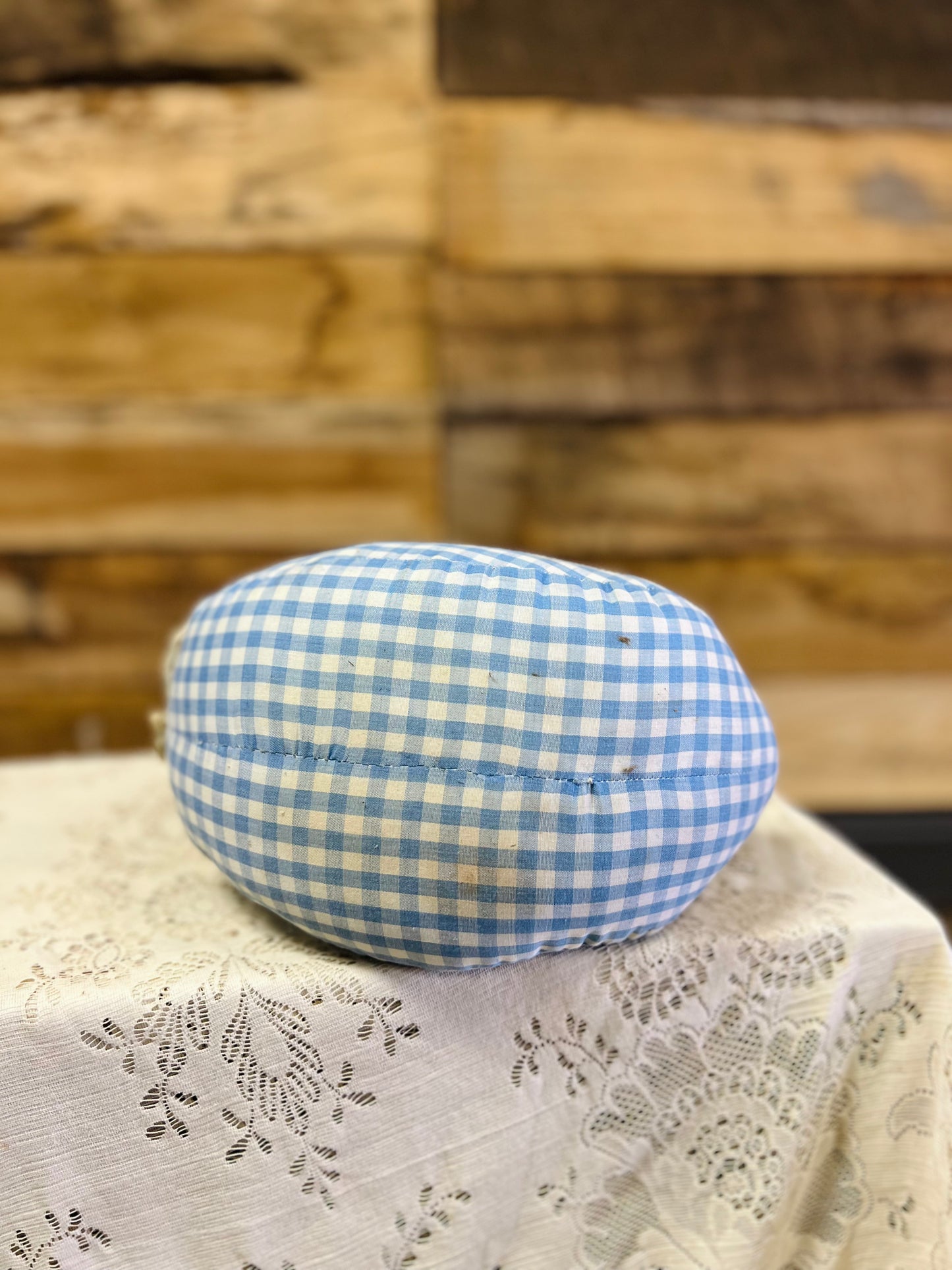 Vintage Blue Gingham Mother Goose - Handmade in Kentucky